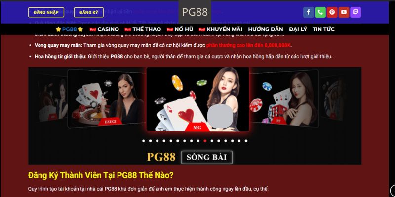 Game bài PG88 - Địa chỉ đáng tin cậy cho bet thủ